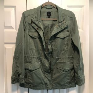 NWOT Gap green utility jacket size M